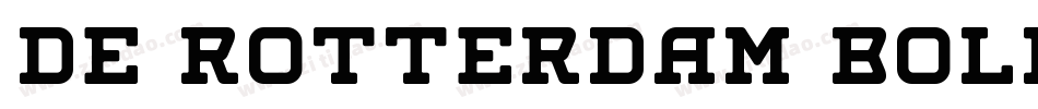 De Rotterdam Bold字体转换
